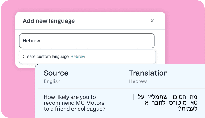 Traducción en idioma nativo